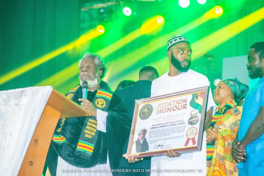 A moment from Sankofa Pan-African Honours 2025